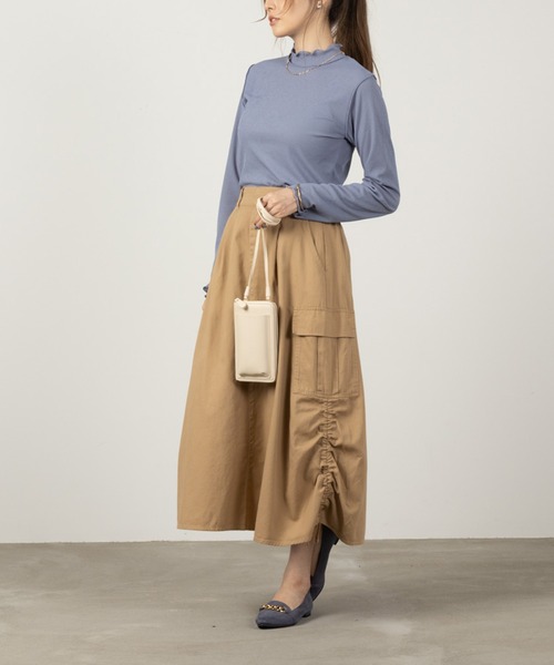 NAVY（ネイビー）の「ミリタリースカート（スカート・レディース・ブラック/カーキ/ベージュ・M/L）」の8枚目の写真