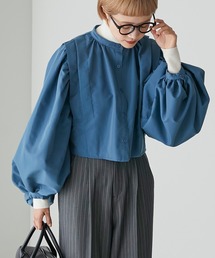 forksy.（フォルクシー）の「【forksy.】タックスリーブショート丈ボリュームブラウス（シャツ/ブラウス）」