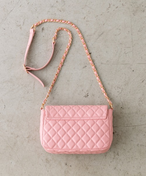 OLIVE des OLIVE（オリーブデオリーブ）の「キルティングフラップショルダー　1032120100（ショルダーバッグ・レディース・アイボリー/ブラック/ピンク・FREE）」の20枚目の写真