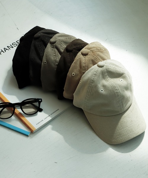 VitaFelice（ヴィータフェリーチェ）の「遮光率100％ 完全遮光 コーデュロイシンプルキャップ 深め 紫外線カット率99.9％ UPF値50+ 秋冬（キャップ・レディース・ベージュ系/ブルー系/ブラック/ベージュ/アイボリー/ブラウン/グレー/チャコール・FREE）」の9枚目の写真