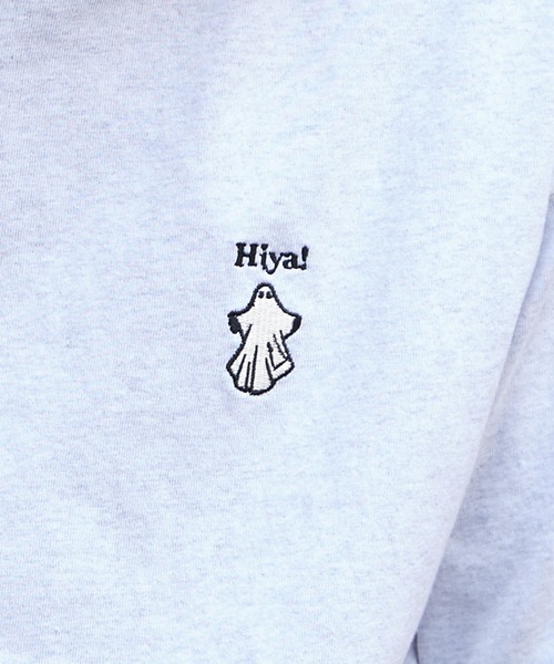 NO NEED(ノーニード)の「袖オバケプリント ロングスリーブTシャツ(Tシャツ/カットソー・メンズ・ライトグレー/ホワイト/チャコールグレー・L/M)」の22枚目の写真