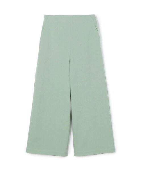 MACPHEE(マカフィー)の「ウォッシャブルフランネル ワイドクロップドパンツ(その他パンツ・レディース・ネイビー/ライトベージュ/ライトグリーン・34/36/32)」の1枚目の写真