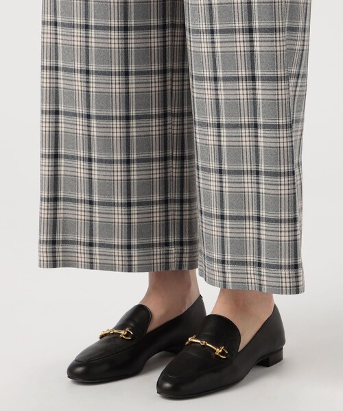 MACPHEE(マカフィー)の「ウォッシャブルフランネル ワイドクロップドパンツ(その他パンツ・レディース・ネイビー/ライトベージュ/ライトグリーン・34/36/32)」の8枚目の写真