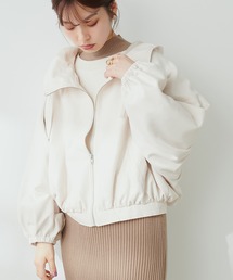 natural couture（ナチュラルクチュール）の「フード付きショートマンパ（ブルゾン・レディース）」