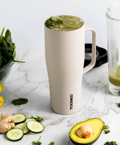 CORKCICLE（コークシクル）の「30oz/900ml COLDCUP MUG コールドカップマグ ストロー付き [CORKCICLE/コークシクル]（グラス/マグカップ/タンブラー・レディース・アイボリー/ガンメタ/ブルー・ONE SIZE）」の13枚目の写真