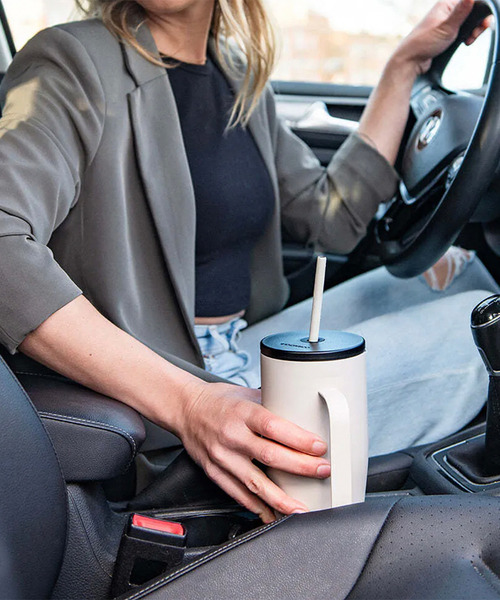 CORKCICLE（コークシクル）の「30oz/900ml COLDCUP MUG コールドカップマグ ストロー付き [CORKCICLE/コークシクル]（グラス/マグカップ/タンブラー・レディース・アイボリー/ガンメタ/ブルー・ONE SIZE）」の21枚目の写真