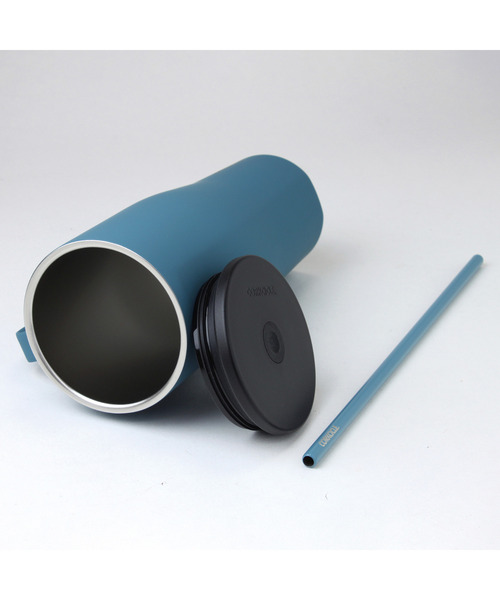 CORKCICLE（コークシクル）の「30oz/900ml COLDCUP MUG コールドカップマグ ストロー付き [CORKCICLE/コークシクル]（グラス/マグカップ/タンブラー・レディース・アイボリー/ガンメタ/ブルー・ONE SIZE）」の6枚目の写真