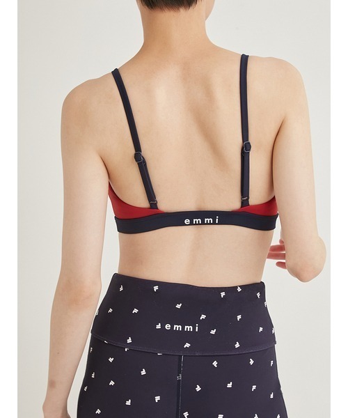 emmi(エミ)の「【emmi yoga】FILAコラボブラトップ(Tシャツ/カットソー・レディース・ベージュ/レッド・0/1)」の21枚目の写真