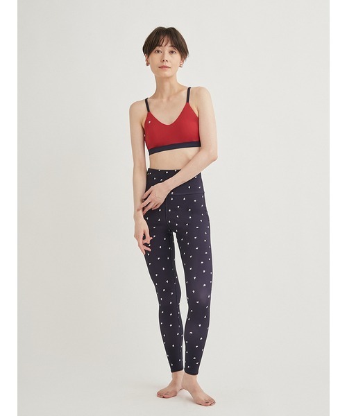 emmi(エミ)の「【emmi yoga】FILAコラボブラトップ(Tシャツ/カットソー・レディース・ベージュ/レッド・0/1)」の20枚目の写真