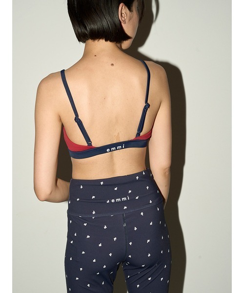 emmi(エミ)の「【emmi yoga】FILAコラボブラトップ(Tシャツ/カットソー・レディース・ベージュ/レッド・0/1)」の15枚目の写真