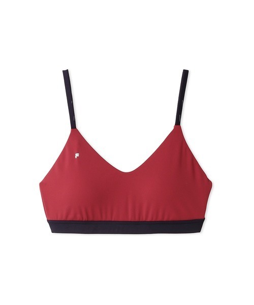 emmi(エミ)の「【emmi yoga】FILAコラボブラトップ(Tシャツ/カットソー・レディース・ベージュ/レッド・0/1)」の8枚目の写真