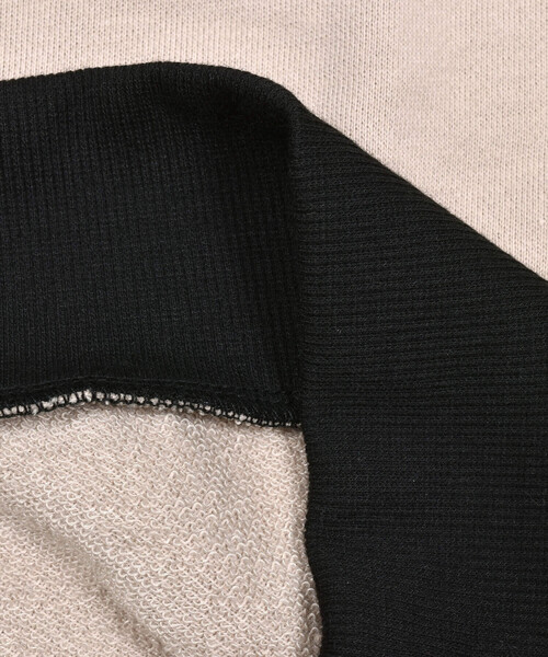 ZIDDY(ジディ)の「【 ニコ☆プチ 掲載 】バッグゼブラビッグトレーナー(130~160cm)(スウェット・キッズ・パープル/ベージュ・130cm/140cm/150cm/160cm)」の19枚目の写真