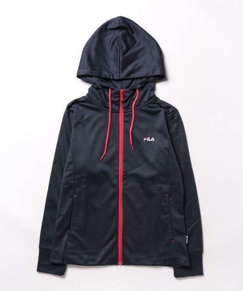 FILA（フィラ）の「《FILA》フルジップパーカー FL6750（パーカー・レディース・ブラック/グレー/ネイビー・M/L/LL）」の3枚目の写真