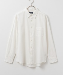 NAVY | NAVY ピケ無地胸ポケット付き長袖シャツ(シャツ/ブラウス)