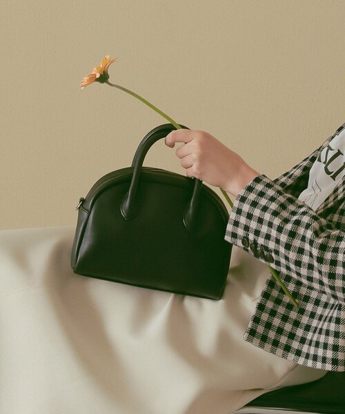 FREAK'S STORE（フリークスストア）の「EFOLE/エフォル 限定展開　ミニボストンバッグ（ボストンバッグ・レディース・ブラック/キャメル/ブラウン・ONE SIZE）」の2枚目の写真