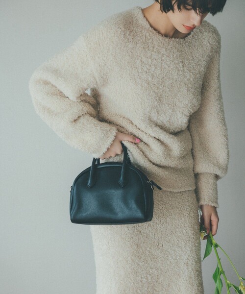 FREAK'S STORE（フリークスストア）の「EFOLE/エフォル 限定展開　ミニボストンバッグ（ボストンバッグ・レディース・ブラック/キャメル/ブラウン・ONE SIZE）」の4枚目の写真