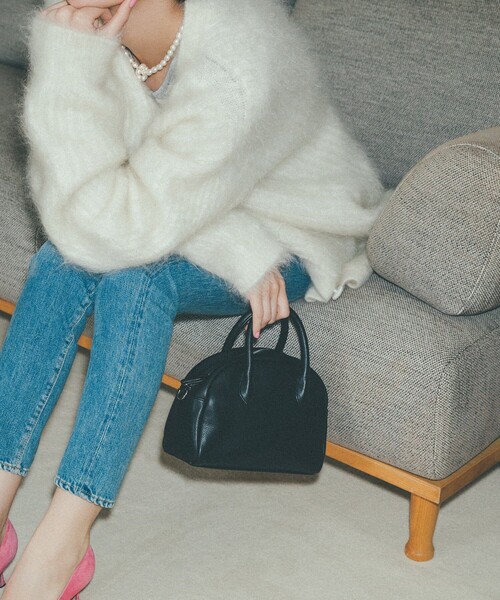 FREAK'S STORE（フリークスストア）の「EFOLE/エフォル 限定展開　ミニボストンバッグ（ボストンバッグ・レディース・ブラック/キャメル/ブラウン・ONE SIZE）」の6枚目の写真