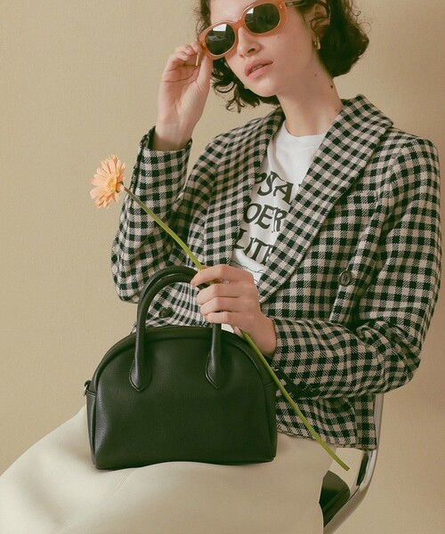 FREAK'S STORE（フリークスストア）の「EFOLE/エフォル 限定展開　ミニボストンバッグ（ボストンバッグ・レディース・ブラック/キャメル/ブラウン・ONE SIZE）」の7枚目の写真