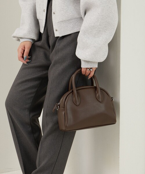 FREAK'S STORE（フリークスストア）の「EFOLE/エフォル 限定展開　ミニボストンバッグ（ボストンバッグ・レディース・ブラック/キャメル/ブラウン・ONE SIZE）」の18枚目の写真