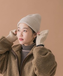 TWEED MILL | 『佐藤栞里さん着用』『別注』TWEED MILL×DOORS　ニット帽(ニットキャップ/ビーニー)