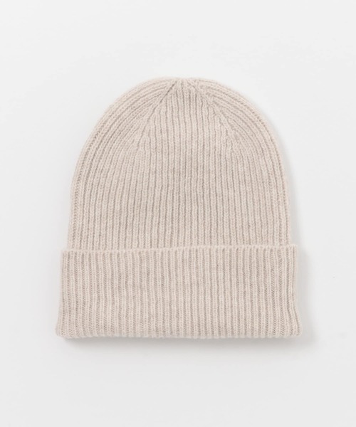 TWEED MILL（ツイードミル）の「『別注』TWEED MILL×DOORS　ニット帽（ニットキャップ/ビーニー・レディース・オフホワイト/グレー/ネイビー・FREE）」の6枚目の写真