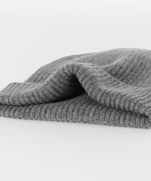 TWEED MILL（ツイードミル）の「『別注』TWEED MILL×DOORS　ニット帽（ニットキャップ/ビーニー・レディース・オフホワイト/グレー/ネイビー・FREE）」の10枚目の写真