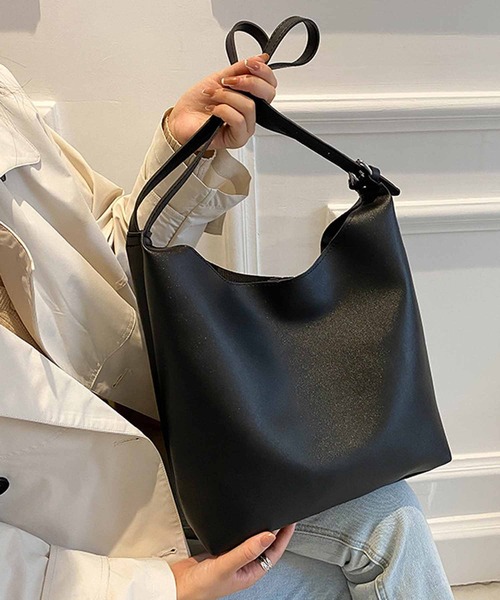 NANEA（ナネア）の「ポーチ付きバッグ（トートバッグ・レディース・ブラック/ベージュ/ブラウン・フリー）」の9枚目の写真