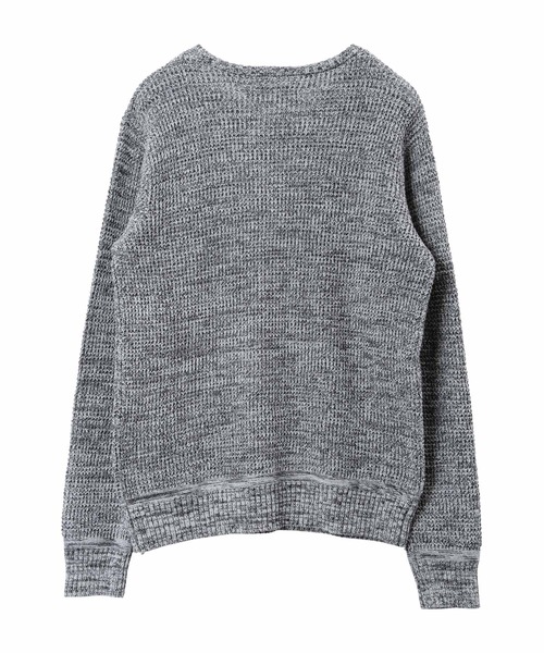 jiggys shop(ジギーズショップ)の「ラーベン編みクルーネック綿ニット(ニット/セーター・メンズ・ブラック/ブルー系その他/ピンク/グレー/ベージュ/ネイビー・MEDIUM/LARGE)」の16枚目の写真