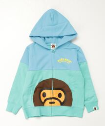 A BATHING APE BABYMILO スパンコールパーカー S パーカー BABY MILO JAPAN PULLOVER