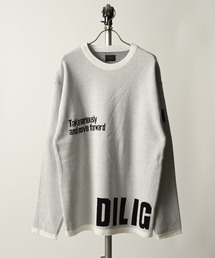 MMMM（エムエムエムエム）の「MMMM/Ac/C WJQDロゴクルーネック（ニット/セーター）」