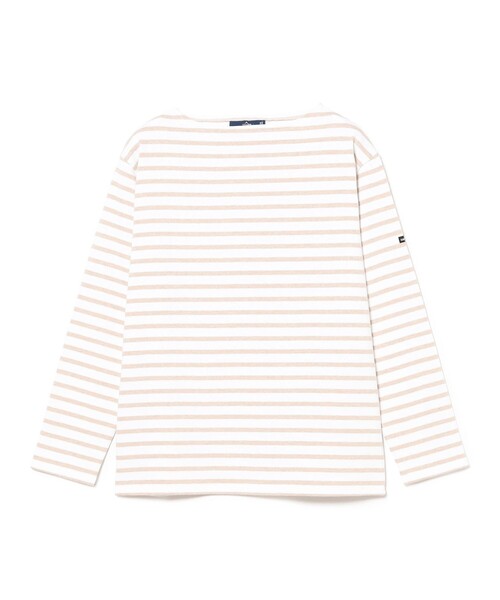 BEAMS F（ビームスエフ）の「SAINT JAMES / OUESSANT ボーダー ボートネック Tシャツ（Tシャツ/カットソー・メンズ・オフホワイト/ホワイト系その他5/オリーブ/ブラック/ホワイト系その他4/ベージュ・6/4/5）」の5枚目の写真