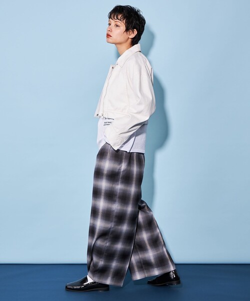 CITEN（シテン）の「＜CITEN＞ショート ジャケット（その他アウター・レディース・ブラック/ホワイト・FREE）」の6枚目の写真