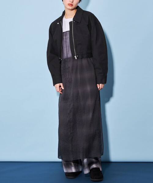 CITEN（シテン）の「＜CITEN＞ショート ジャケット（その他アウター・レディース・ブラック/ホワイト・FREE）」の10枚目の写真