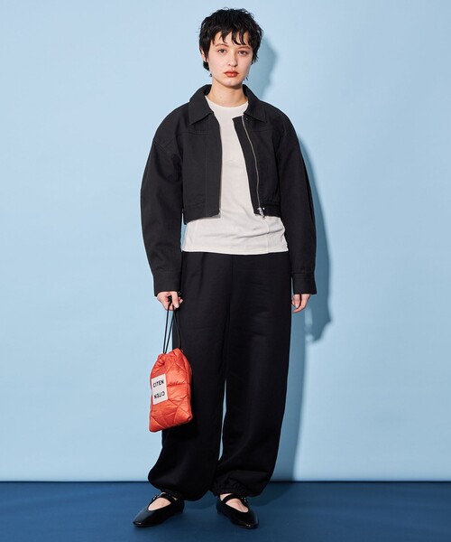 CITEN（シテン）の「＜CITEN＞ショート ジャケット（その他アウター・レディース・ブラック/ホワイト・FREE）」の15枚目の写真