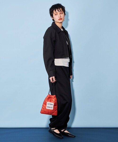 CITEN（シテン）の「＜CITEN＞ショート ジャケット（その他アウター・レディース・ブラック/ホワイト・FREE）」の16枚目の写真