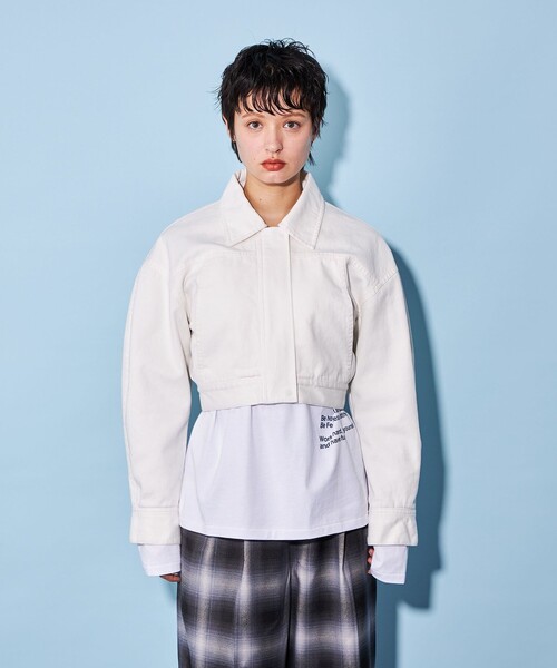 CITEN（シテン）の「＜CITEN＞ショート ジャケット（その他アウター・レディース・ブラック/ホワイト・FREE）」の17枚目の写真