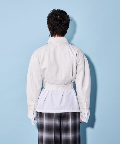 CITEN（シテン）の「＜CITEN＞ショート ジャケット（その他アウター・レディース・ブラック/ホワイト・FREE）」の19枚目の写真