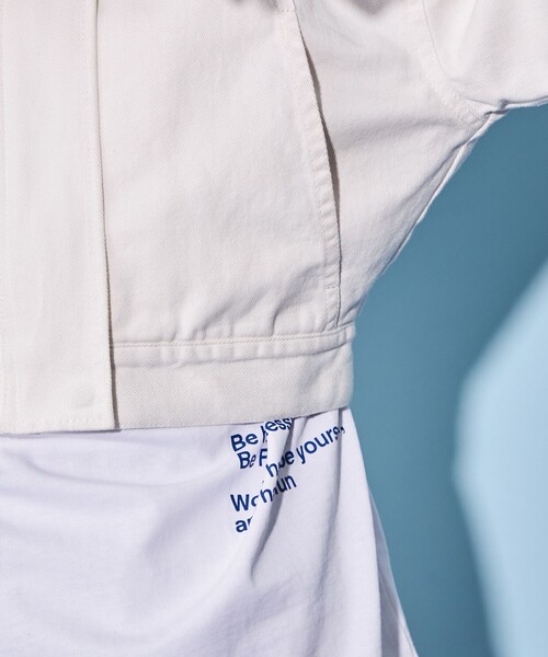 CITEN（シテン）の「＜CITEN＞ショート ジャケット（その他アウター・レディース・ブラック/ホワイト・FREE）」の22枚目の写真