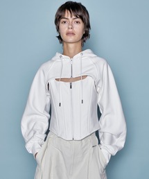 Multiway Corset Hoodie/マルチウェイコルセットパーカー【MAISON SPECIAL/メゾンスペシャル】