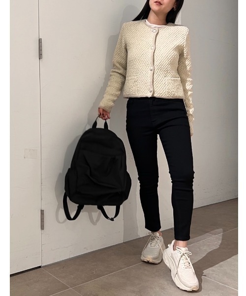 emmi（エミ）の「【emmi atelier】クロップドパンツ（その他パンツ・レディース・ブラック/グレー/シルバー・0/1）」の14枚目の写真
