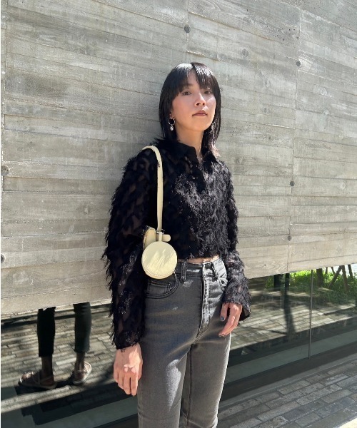 emmi（エミ）の「【emmi atelier】クロップドパンツ（その他パンツ・レディース・ブラック/グレー/シルバー・0/1）」の17枚目の写真