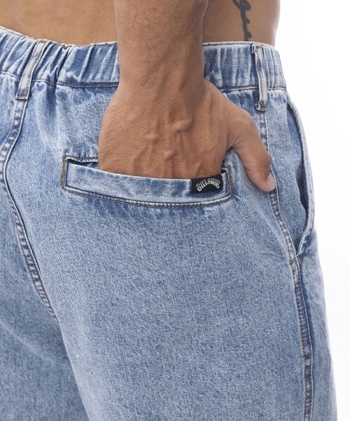 BILLABONG（ビラボン）の「【直営店限定】BILLABONG メンズ LAYBACKS DENIM デニムパンツ 【2024年春夏モデル】/ビラボンウエストゴムバルーンシルエットイージーライクデニムパンツ（デニムパンツ・メンズ・ブルー/インディゴブルー・MEDIUM/LARGE/X-LARGE）」の11枚目の写真