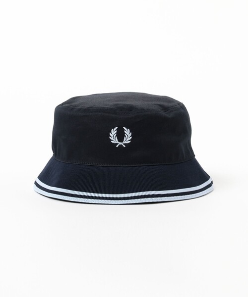 FRED PERRY(フレッドペリー)の「FRED PERRY × BEAMS / 別注 バケットハット 24SS(ハット・メンズ・ネイビー/ブラック・XL/M)」の11枚目の写真