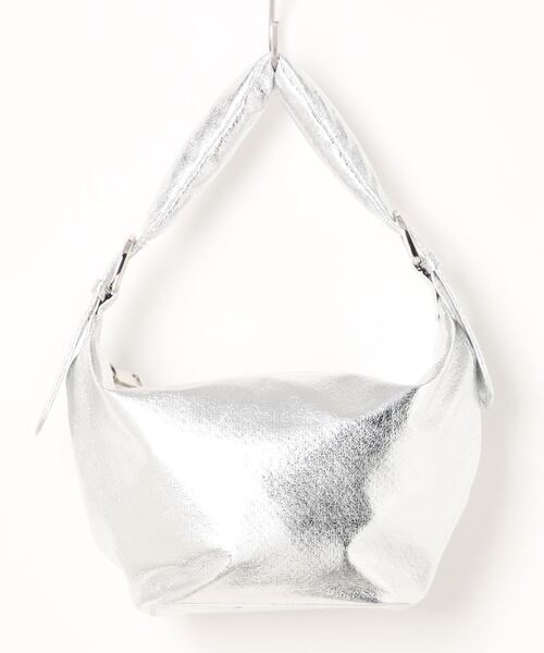 Reurie'（レウリィ）の「メタリックワンハンドルバッグ / metallic one handle bag メタリックバッグ ヴィンテージライク ハンドバッグ ワンショルダー ゴールド シルバー ブラック アンティーク（ハンドバッグ・レディース・アンティークシルバー/ブラック/シルバー・FREE）」の7枚目の写真