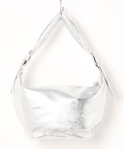 Reurie'（レウリィ）の「メタリックワンハンドルバッグ / metallic one handle bag メタリックバッグ ヴィンテージライク ハンドバッグ ワンショルダー ゴールド シルバー ブラック アンティーク（ハンドバッグ・レディース・アンティークシルバー/ブラック/シルバー・FREE）」の9枚目の写真