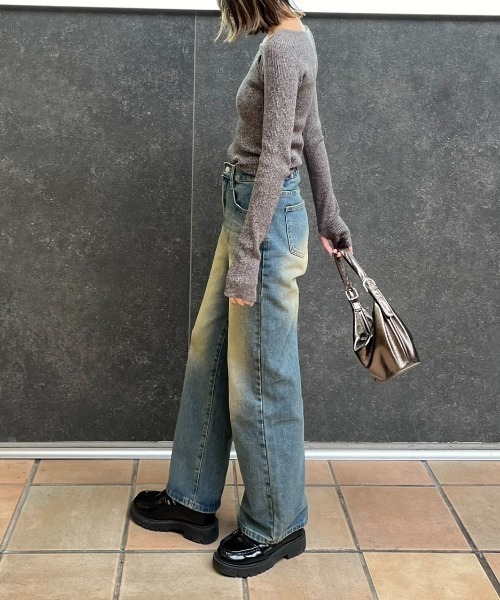 Reurie'（レウリィ）の「メタリックワンハンドルバッグ / metallic one handle bag メタリックバッグ ヴィンテージライク ハンドバッグ ワンショルダー ゴールド シルバー ブラック アンティーク（ハンドバッグ・レディース・アンティークシルバー/ブラック/シルバー・FREE）」の5枚目の写真