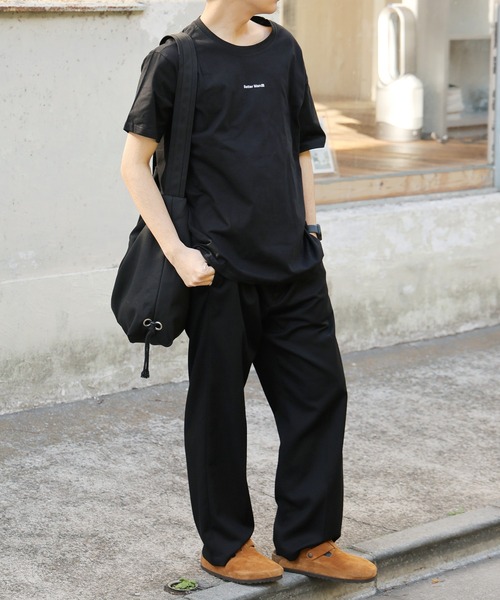 ROOPTOKYO(ループトウキョウ)の「ロゴ シンプルプリント Tシャツ 半袖 ユニセックス(Tシャツ/カットソー・メンズ・ホワイト/ブラック・XL/L/M)」の5枚目の写真
