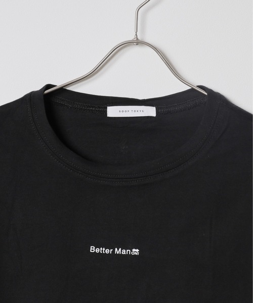 ROOPTOKYO(ループトウキョウ)の「ロゴ シンプルプリント Tシャツ 半袖 ユニセックス(Tシャツ/カットソー・メンズ・ホワイト/ブラック・XL/L/M)」の7枚目の写真