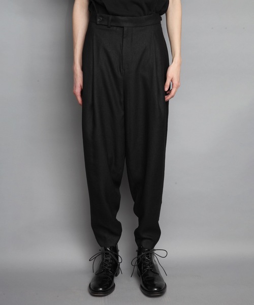 ato（アトウ）の「2 TUCK TAPERED TRI-ACETATE PANTS（その他パンツ・メンズ・ネイビー/ブラック・48/46/44）」の16枚目の写真