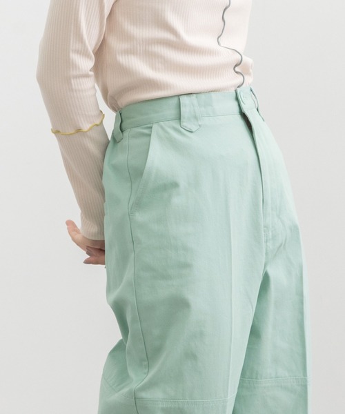 POU DOU DOU（プードゥドゥ）の「ニーパッチパンツ（その他パンツ・レディース・ベージュ/ミント/インディゴブルー・3）」の10枚目の写真